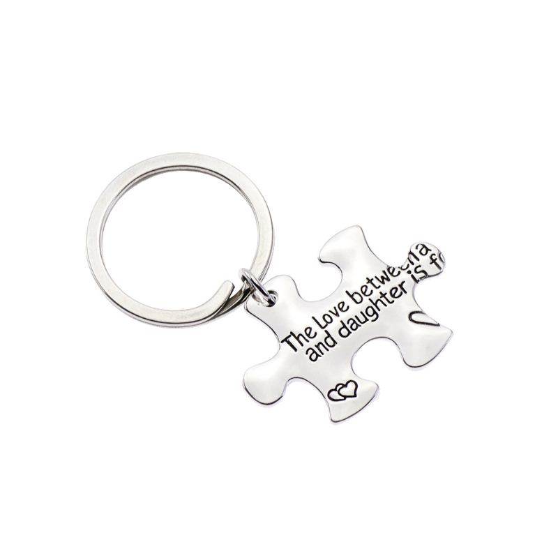 Mother Daughter Inspiration Keychain Από Ανοξείδωτο Ατσάλι Με Χαραγμένο Μπρελόκ Κρεμαστό Γενικής Χρήσης