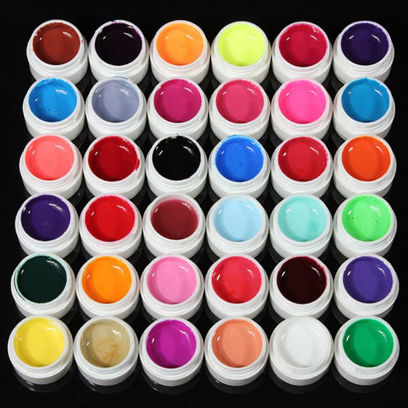 36 Χρώματα 8ml Pure Colors Uv Gel Extension Nail Art Design