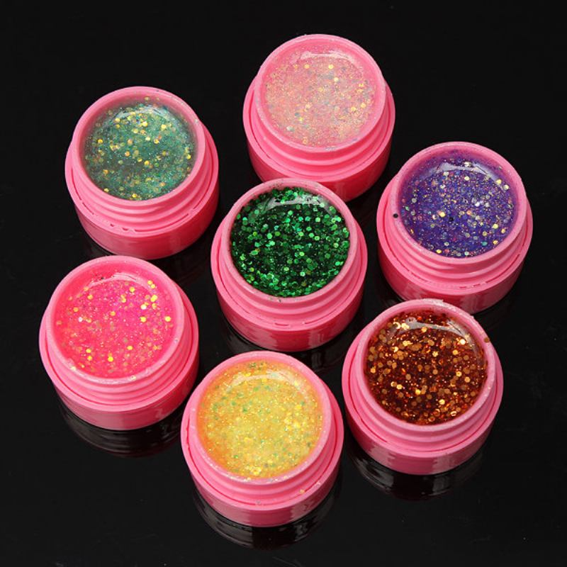 36pcs Mix Colors Shining Glitter Acrylic Uv Gel Builder Polish Set