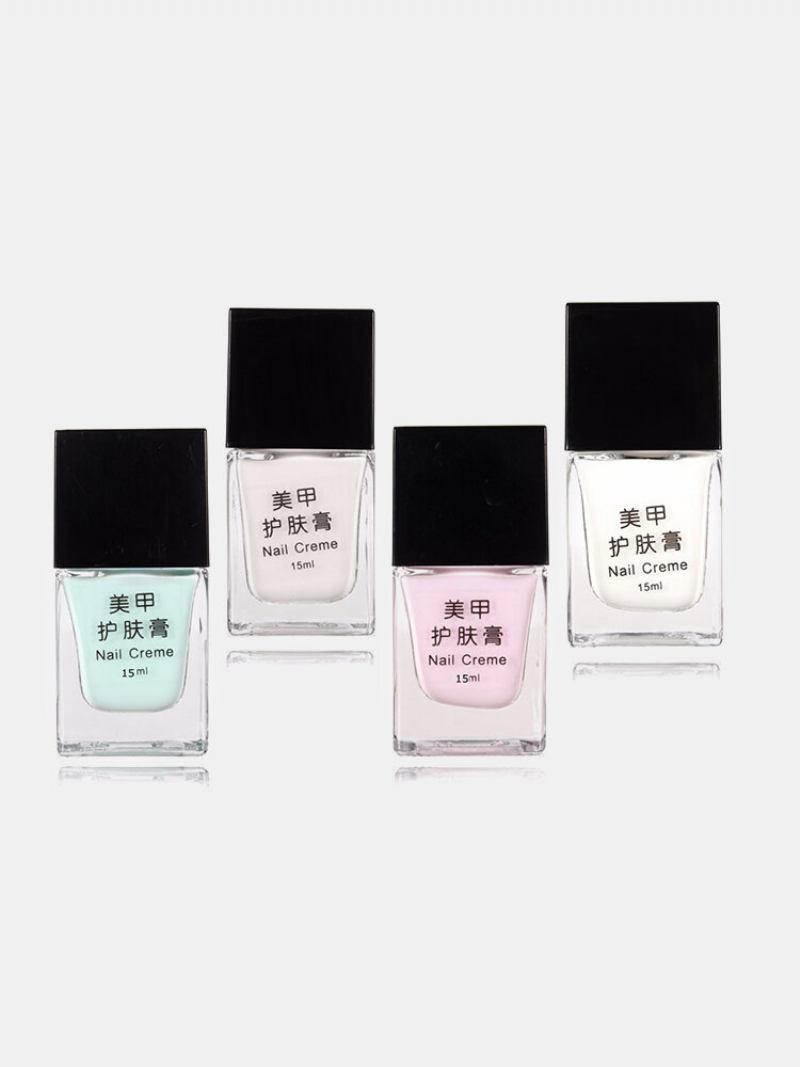 4 Χρώματα Nail Creme Nails Art Cuticle Cream Gel Polish Peel Off Liquid