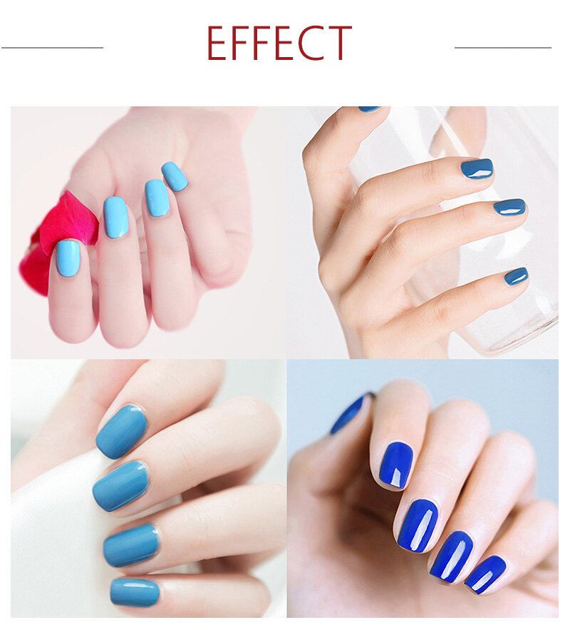 6 Τεμ./κιτ Σετ Τζελ Για Βερνίκια Νυχιών Color Nail Extension Gel Κιτ Βάσης Μανικιούρ