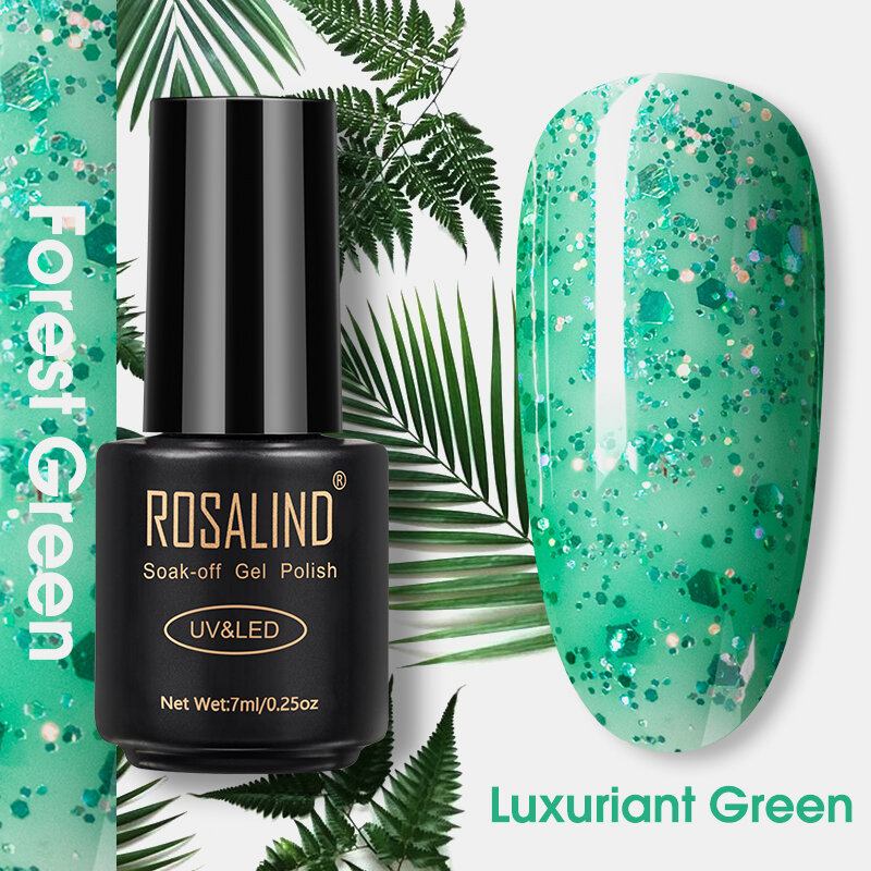 7 Ml Forest Green Series Nail Polish Gel Μανικιούρ Φωτοθεραπείας Gel Semi Permanent Uv Photootherapy Gel