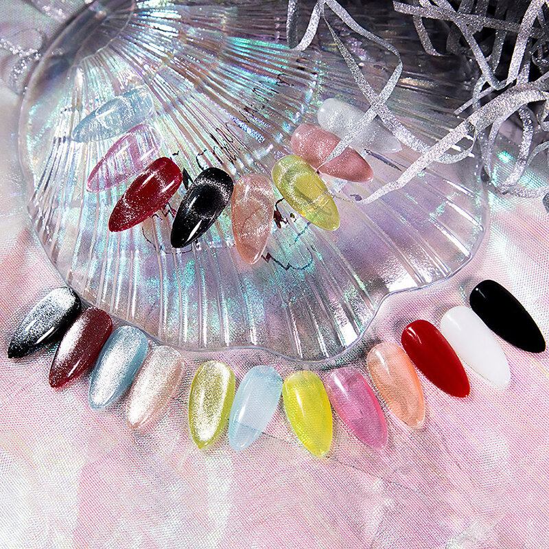 9d Crystal Cat Eye Gel 7ml Nail Polish All For Manicure Semi Permanent Soak Off Uv Lamp Gel Need Magnetic Stick