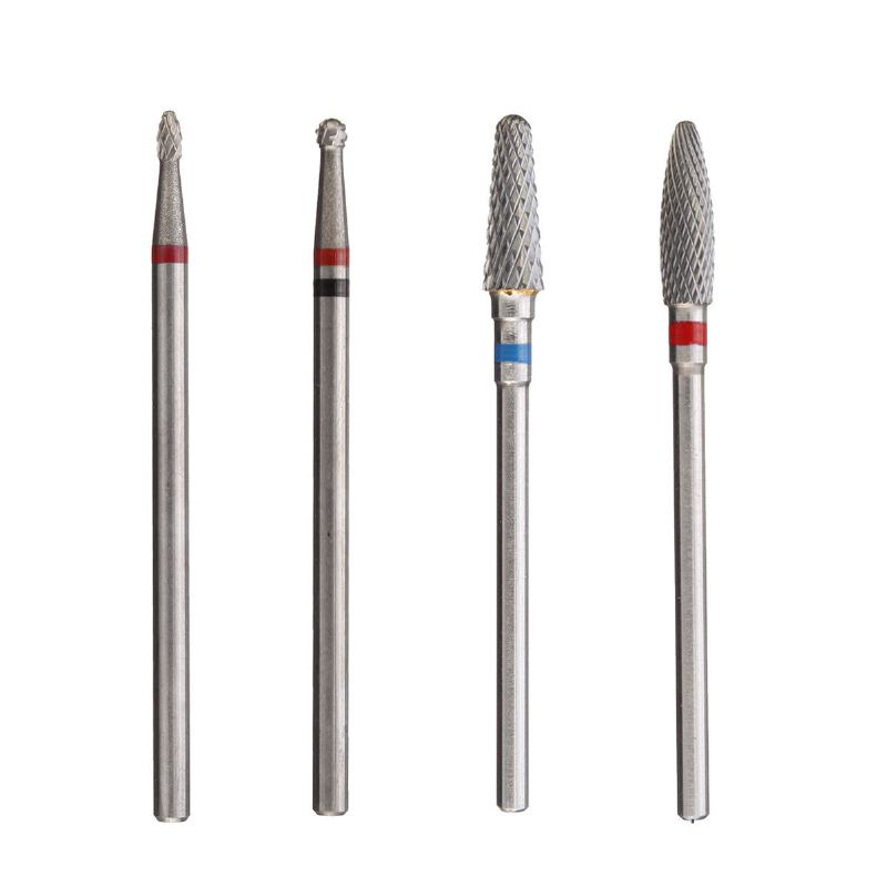 Carbide Nail Drill Bits File Cuticle Clean Burr For Salon Manicure Pedicure