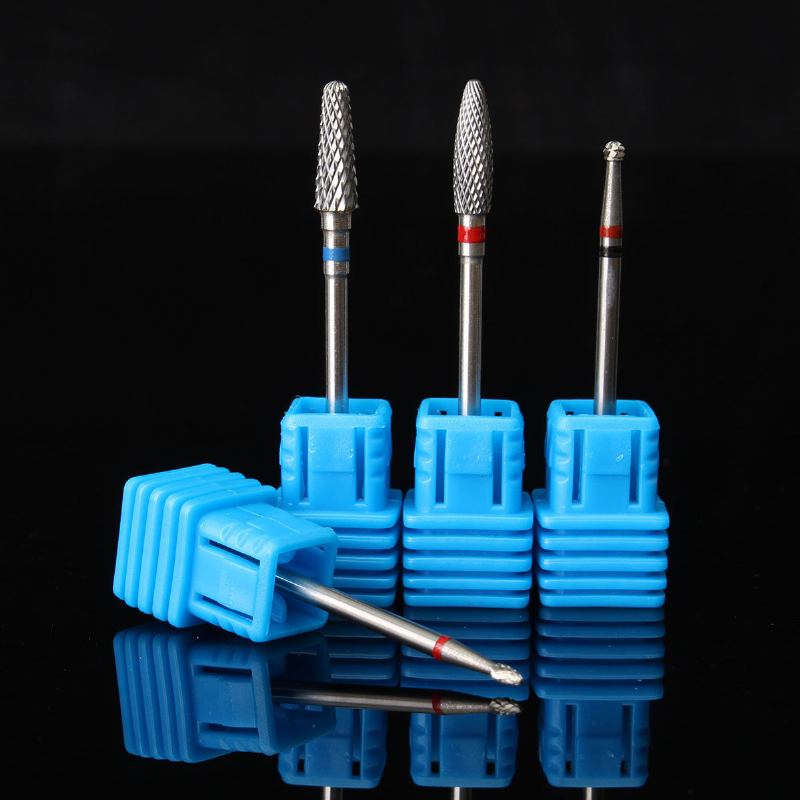 Carbide Nail Drill Bits File Cuticle Clean Burr For Salon Manicure Pedicure