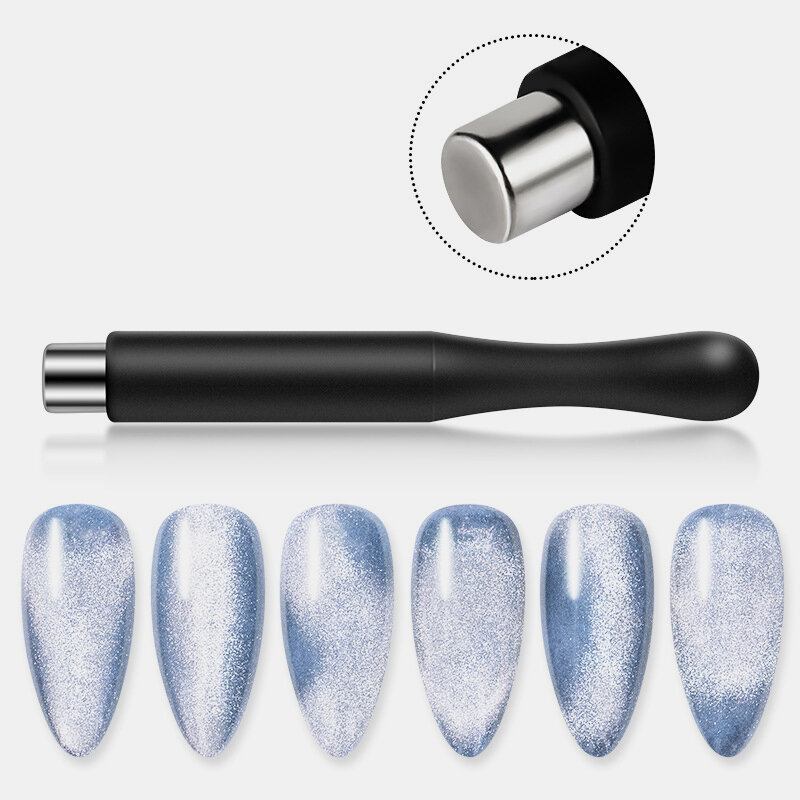 Cat Eye Magnet Spar Uv Gel Polish Special Μαλακό Ελαστικό Φανταχτερό Κυλινδρικό Ισχυρό Μαγνητικό Εργαλείο Νυχιών