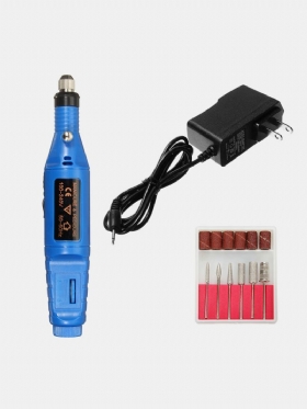 Fast Portable Nail Art Drill Machine Kit Electric File Buffer Bits Acrylic Salon