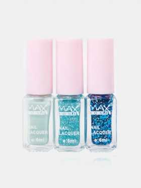 Maxdona 3 Colors/set Nail Polish Gradient Color Cocktail Magic Nails Gel