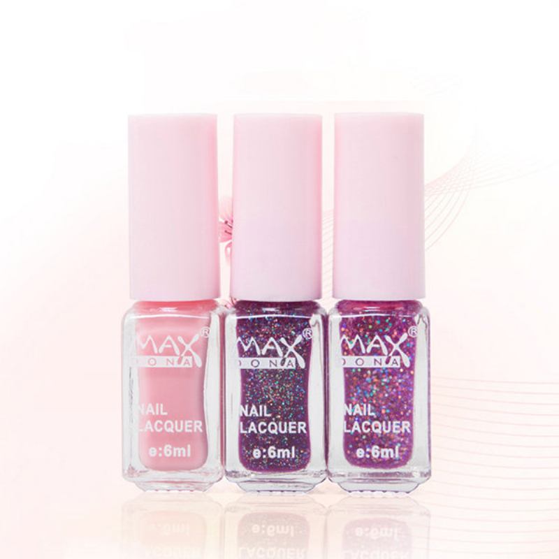 Maxdona 3 Colors/set Nail Polish Gradient Color Cocktail Magic Nails Gel