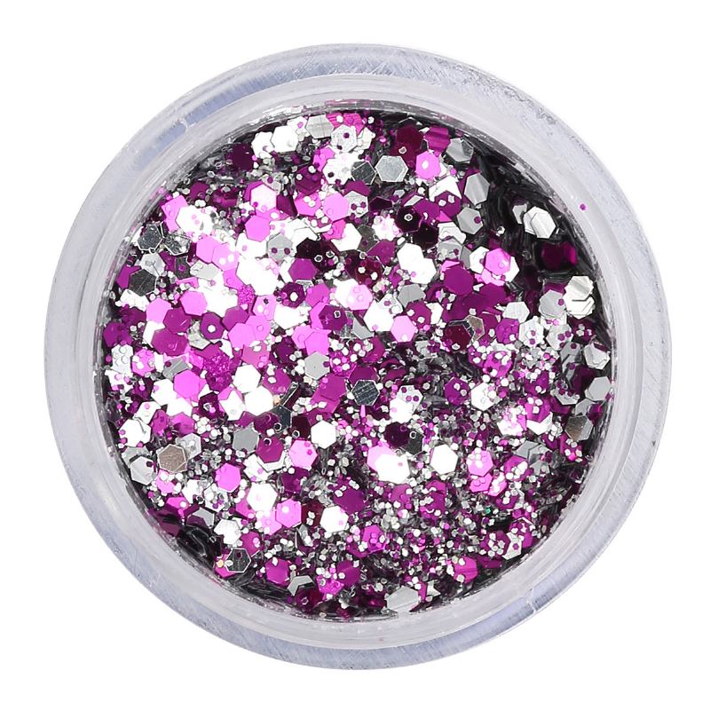 Nail Art Glitter Dust Powder Sequins Tips Τρισδιάστατη Διακόσμηση Μανικιούρ