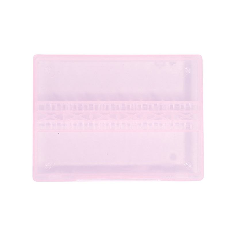 Nail Drill Head Storage Box Pro Diy Box Empty Box Plastic Beauty Tool