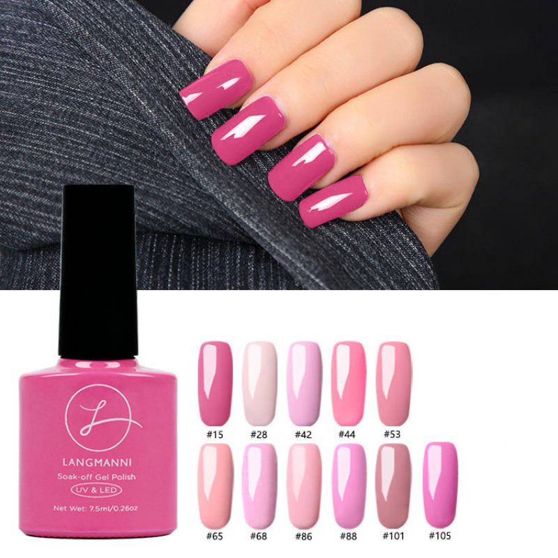 Princess Pink Nail Gel Polish Soak-off Uv Gel Πολύχρωμο Βερνίκι Νυχιών Μακράς Διαρκείας Gel Diy Art