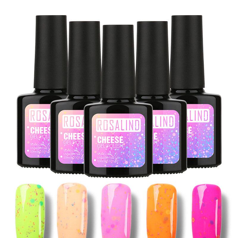 Rosalind Colorful Cheese Uv Gel Polish Lacquer Vernish 10ml