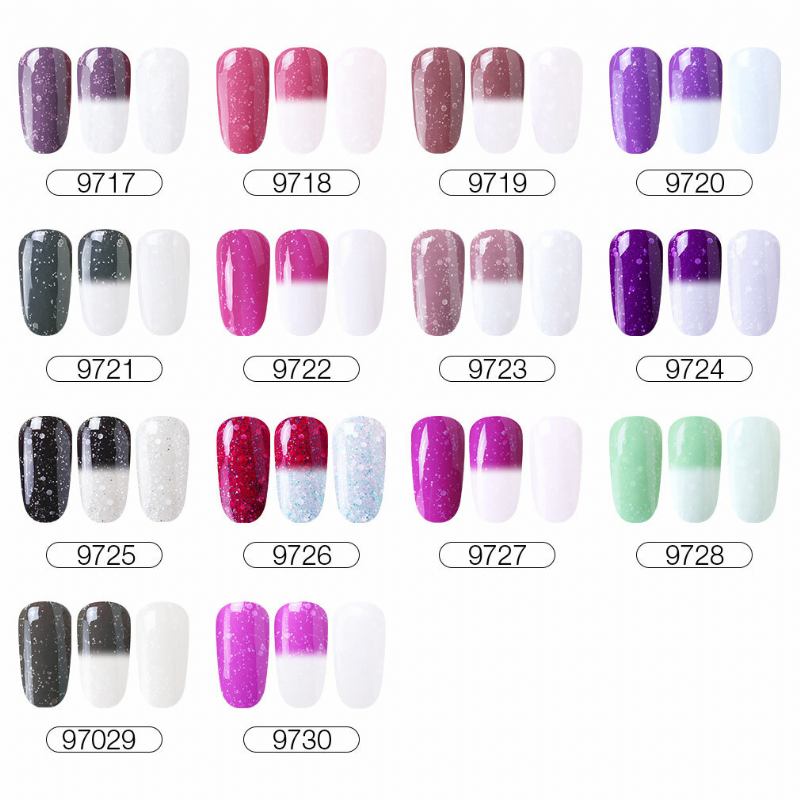 Thermal Uv Gel Nail Art Mood Color Changing Polish Varnish 10ml