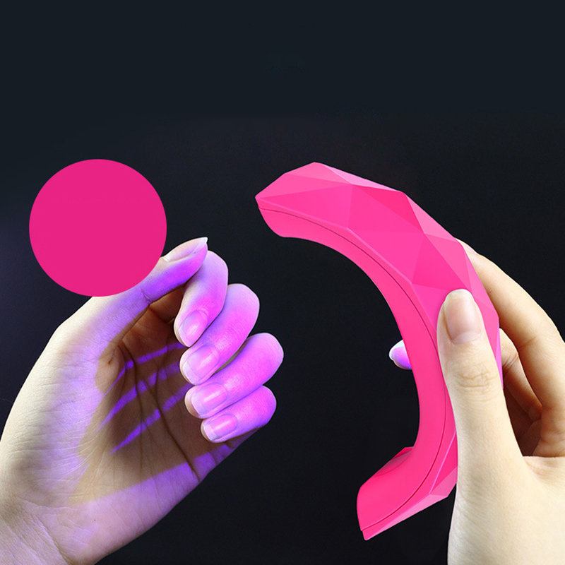 Usb Mini Nail Uv Led Λάμπα Που Πολυμερίζει Όλους Τους Τύπους Gel Polish Dryer Quick Dry Lamp