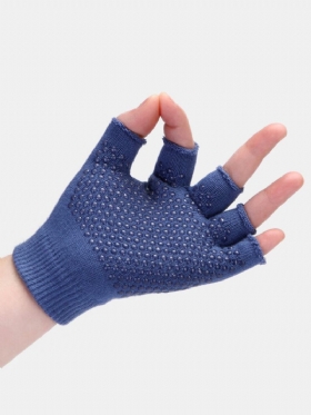 Ανδρικά Γυναικεία Βαμβακερά Απλά Αντιολισθητικά Αναπνέοντα Ελαστικά Άνετα Γάντια Μισού Δακτύλου