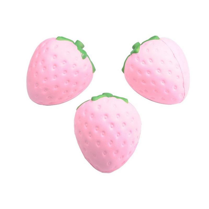 11.5x9.5 Εκ. Kawaii Squishy Strawberry Soft Μπρελόκ Τσάντες Τηλεφώνου Ιμάντες Αργής Ανύψωσης