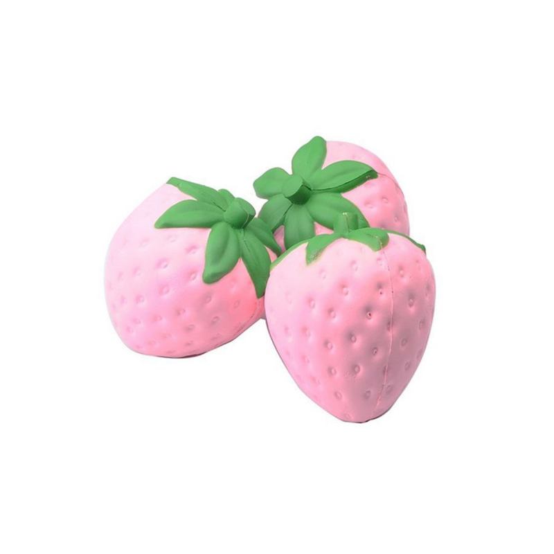 11.5x9.5 Εκ. Kawaii Squishy Strawberry Soft Μπρελόκ Τσάντες Τηλεφώνου Ιμάντες Αργής Ανύψωσης