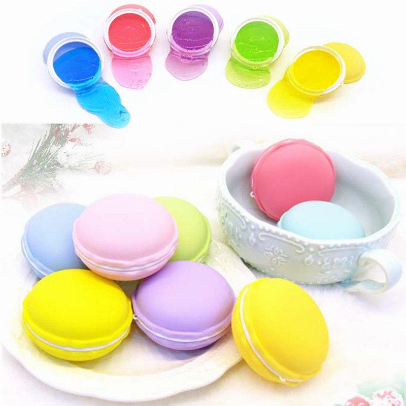 6 Τεμ Macaron Slime Macaroon Crystal Clay Rubber Mud Intelligent Hand Gum Plasticine Diy Toy Δώρο