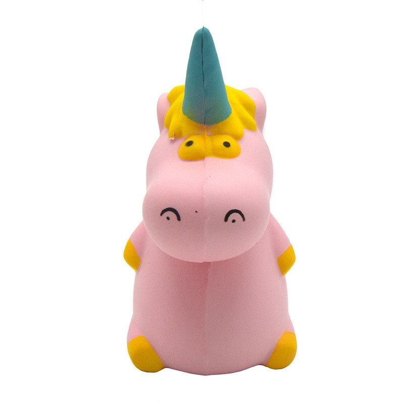 Areedy Squishy Baby Unicorn 14cm*10cm*8cm Super Slow Rising Cute Pink Scented Original Package