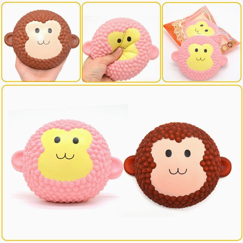 Areedy Squishy Jumbo Monkey Cake 15cm Αρωματικό Αργή Ανύψωση Πρωτότυπη Συσκευασία Διακόσμηση Δώρου