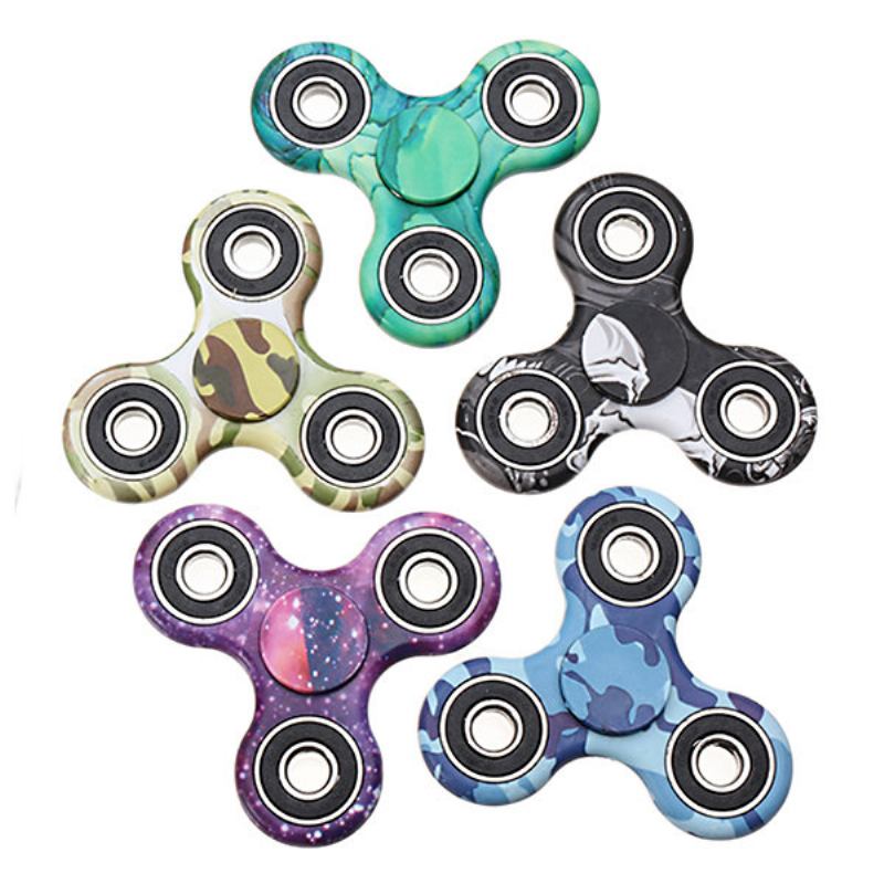 Camouflage Rotating Fidget Hand Spinner Adhd Autism Fingertips Fingers Gyro Μειώνουν Το Στρες