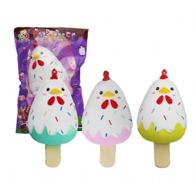 Chick Popsicle Ice-lolly Squishy Slow Rising Μαλακό Παιχνίδι Με Συσκευασία