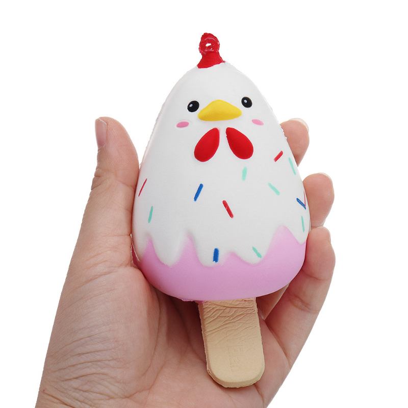 Chick Popsicle Ice-lolly Squishy Slow Rising Μαλακό Παιχνίδι Με Συσκευασία