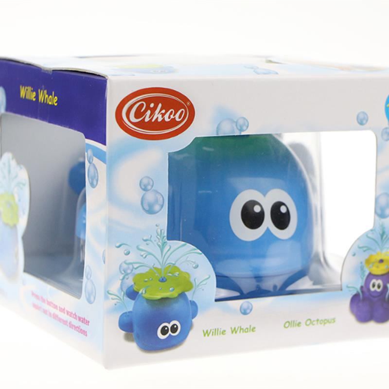 Cikoo Baby Beach Bath Toys Rotary Automatic Sprinkler Whale Swimming