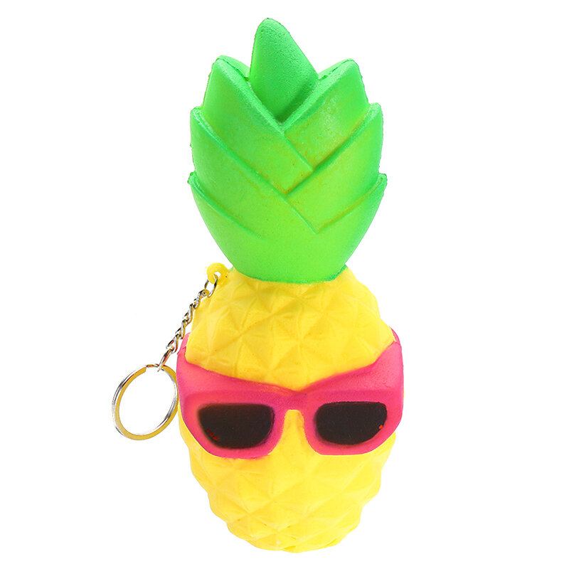 Cool Pineapple Squishy Slow Rising Toy Tag Soft Squeeze Συλλογή Δώρου Διακοσμητικό Παιχνίδι