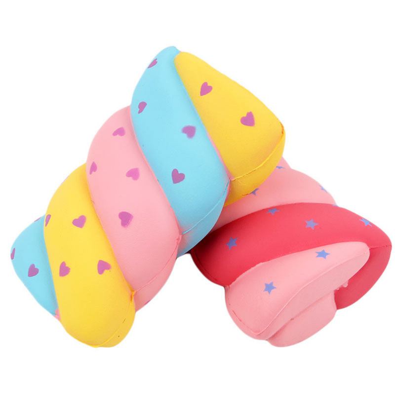 Cotton Candy Squishy Soft Rising Slow With Packaging Collection Gift Marshmallow Toy