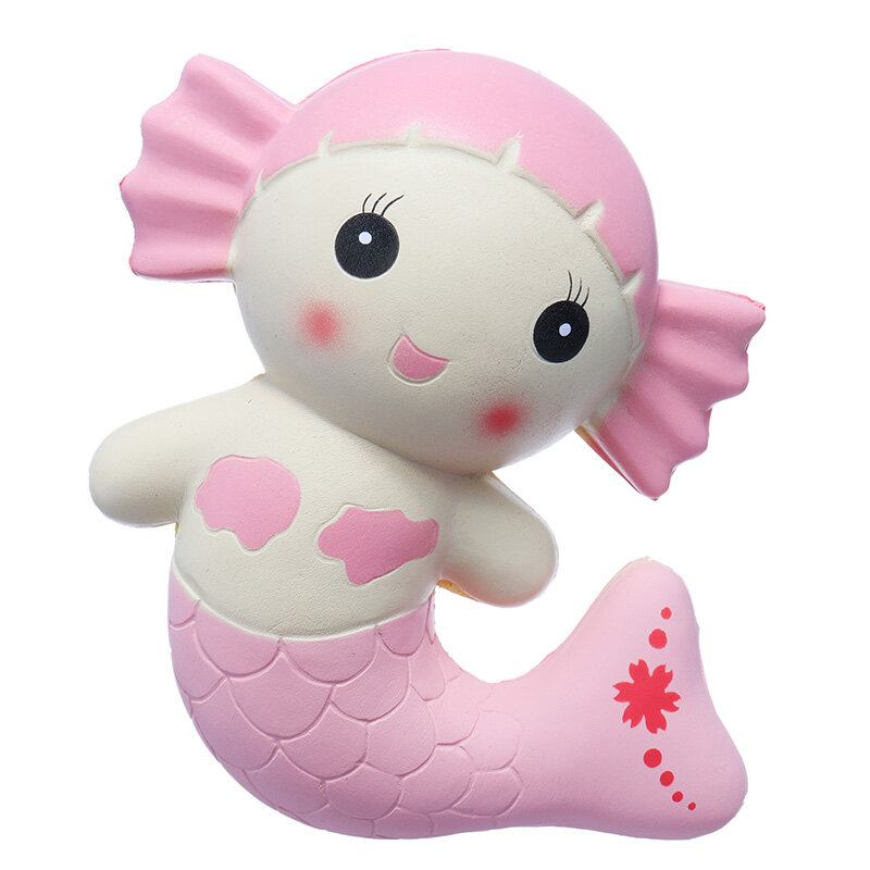 Cutie Squishy Mermaid Toys Scented Bread Cake Super 19cm Soft Slow Rising Original Packaging