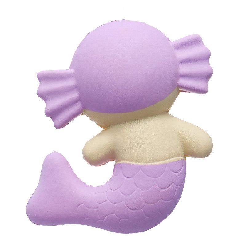 Cutie Squishy Mermaid Toys Scented Bread Cake Super 19cm Soft Slow Rising Original Packaging