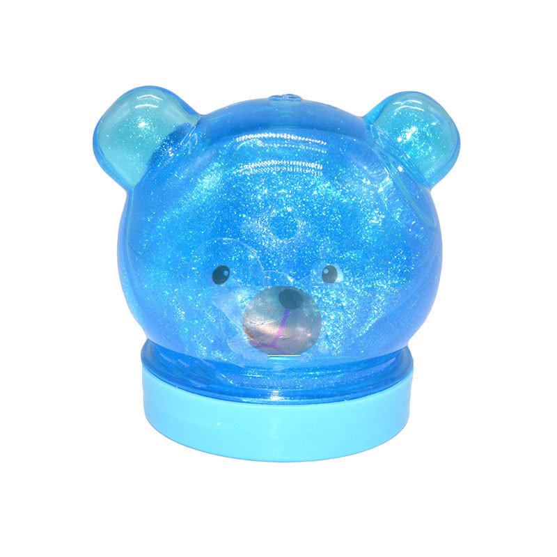 Δώρο Παιχνίδι 4 Τμχ Cute Animals Slime Random Diy Crystal Clay Rubber Mud Πλαστελίνη