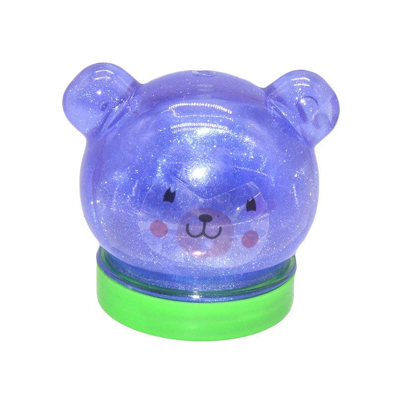 Δώρο Παιχνίδι 4 Τμχ Cute Animals Slime Random Diy Crystal Clay Rubber Mud Πλαστελίνη