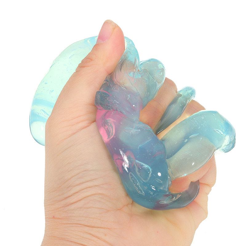 Δώρο Παιχνίδι Πλαστελίνης Dinosaur Crystal Slime Hex Διαφανές Πηλό Diy