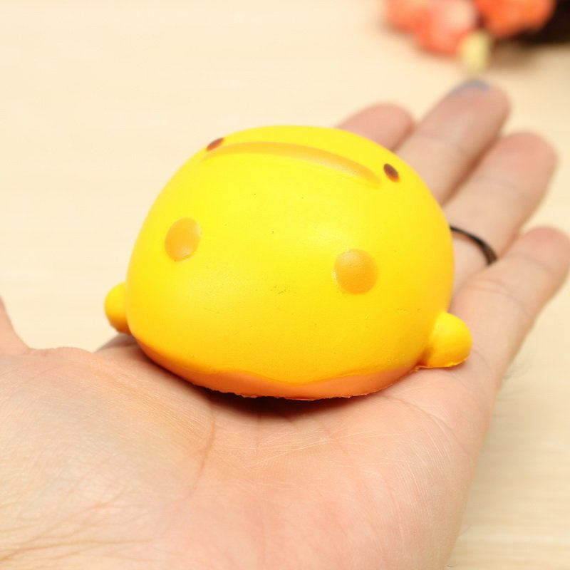 Δώρο Παιχνιδιών Kawaii Squishy Yellow Duck Μαλακό Χαριτωμένο Λουράκι Τηλεφωνικής Τσάντας