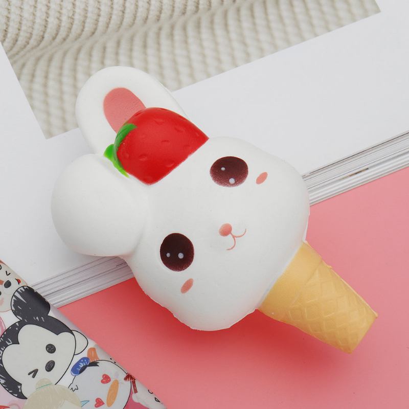 Δώρο Συλλογής Kawaii Rabbit Ice Cream Squishy Slow Rising With Packaging