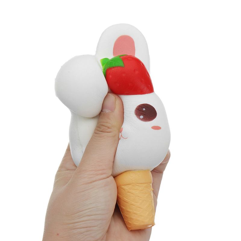 Δώρο Συλλογής Kawaii Rabbit Ice Cream Squishy Slow Rising With Packaging