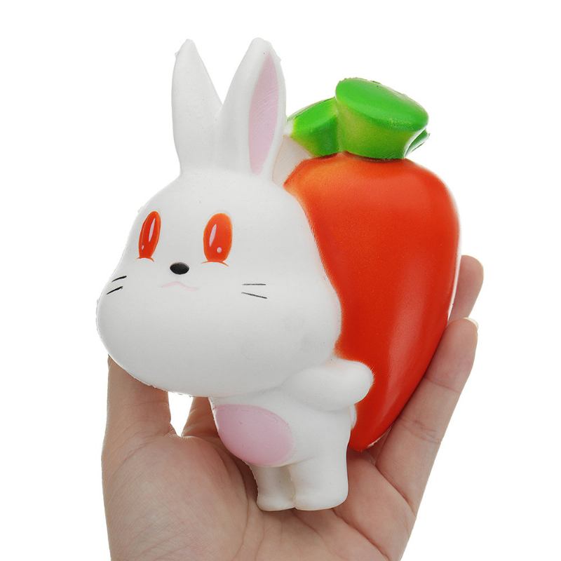 Δώρο Συλλογής Kawaii Radish Rabbit Squishy Toy Slow Rising With Packaging Collection