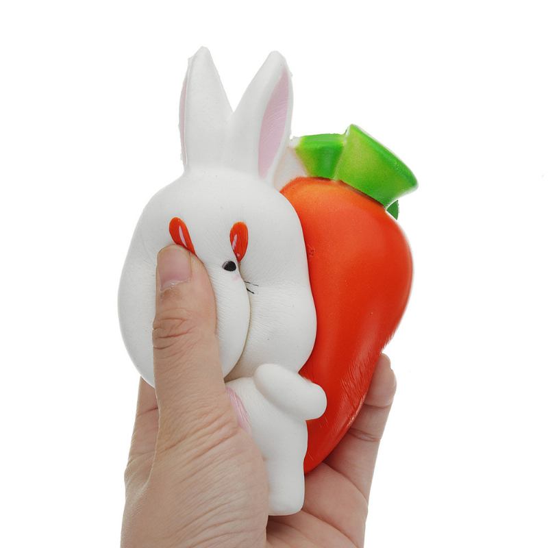 Δώρο Συλλογής Kawaii Radish Rabbit Squishy Toy Slow Rising With Packaging Collection