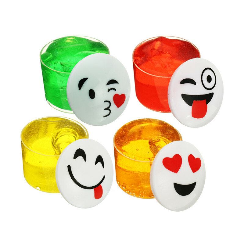 Emoji Face Slime Cup Μπουκάλι Κρυστάλλινη Λάσπη Random Kids Adults Δώρο Ανακουφιστικό Από Το Άγχος Παιχνίδι Αποσυμπίεσης