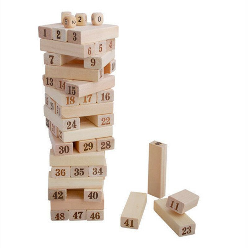 Επιτραπέζια Παιχνίδια Domino Tower Game Tree Stacker Ξύλινα Για Παιδικά Εκπαιδευτικά Δώρο Για Παιδιά