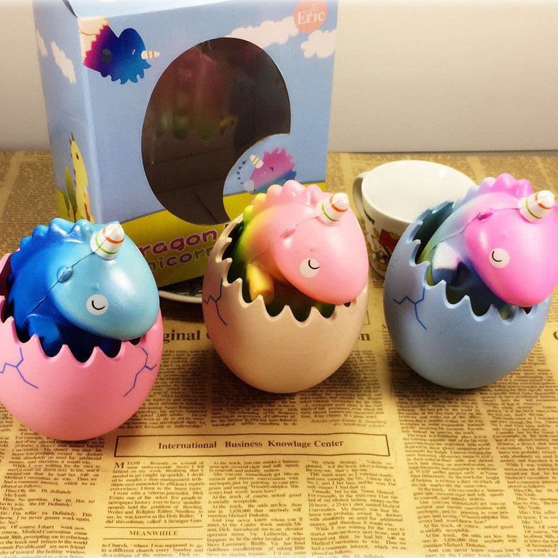 Eric Squishy Unicorn Dragon Pet Dinosaur Egg Slow Rising With Packaging Collection Gift Game