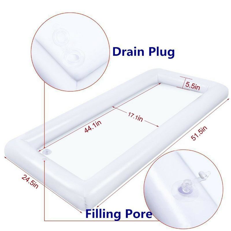 Φουσκωτό Pvc Ice Bar Water Entertainment Salad Plate Ποτηροθήκη