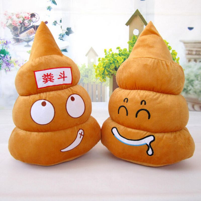 Funny Poo Shape Throw Μαξιλάρι Κούκλες Κρεβάτι Καρέκλα Καναπέ Βαμβακερό