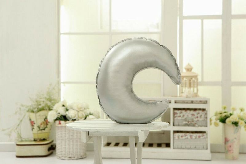 Glitter Star Heart Moon Cloud Shape Throw Μαξιλάρι Pu Καναπές-κρεβάτι Αυτοκίνητο Γραφείου