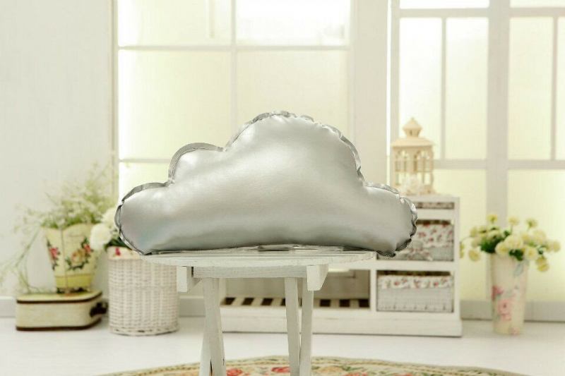 Glitter Star Heart Moon Cloud Shape Throw Μαξιλάρι Pu Καναπές-κρεβάτι Αυτοκίνητο Γραφείου