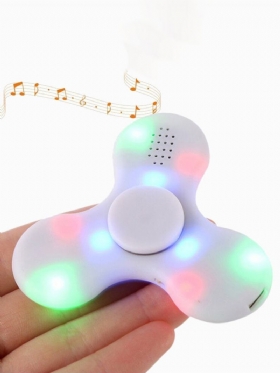 Hand Spinner Φορτιζόμενη Μουσική Led Fidget Εστίαση Στα Δάχτυλα Μείωση Του Στρες Gadget