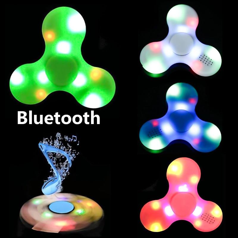 Hand Spinner Φορτιζόμενη Μουσική Led Fidget Εστίαση Στα Δάχτυλα Μείωση Του Στρες Gadget